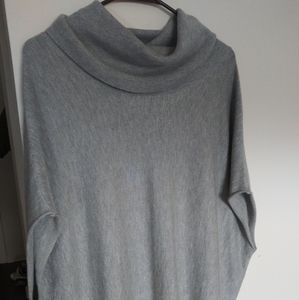Joan Vass sleeveless gray sweater